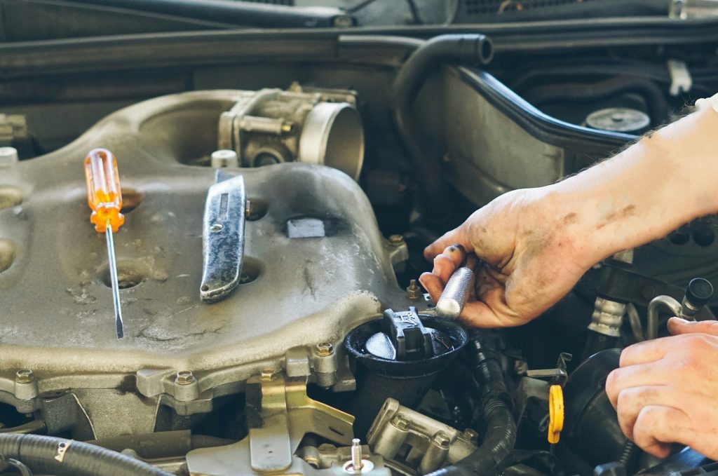Car engine repair